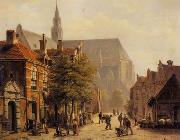 unknow artist European city landscape, street landsacpe, construction, frontstore, building and architecture. 297 oil painting picture wholesale